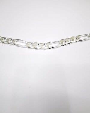 Omar Silver Erkek Figaro Gümüş Bileklik 6,5 MM