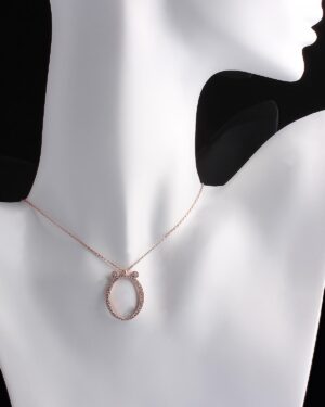 Rose Gümüş Ö Harf Kolye